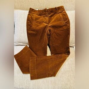 J. Crew Tan Corduroy Trousers